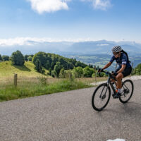 Cycliste haute Savoie
